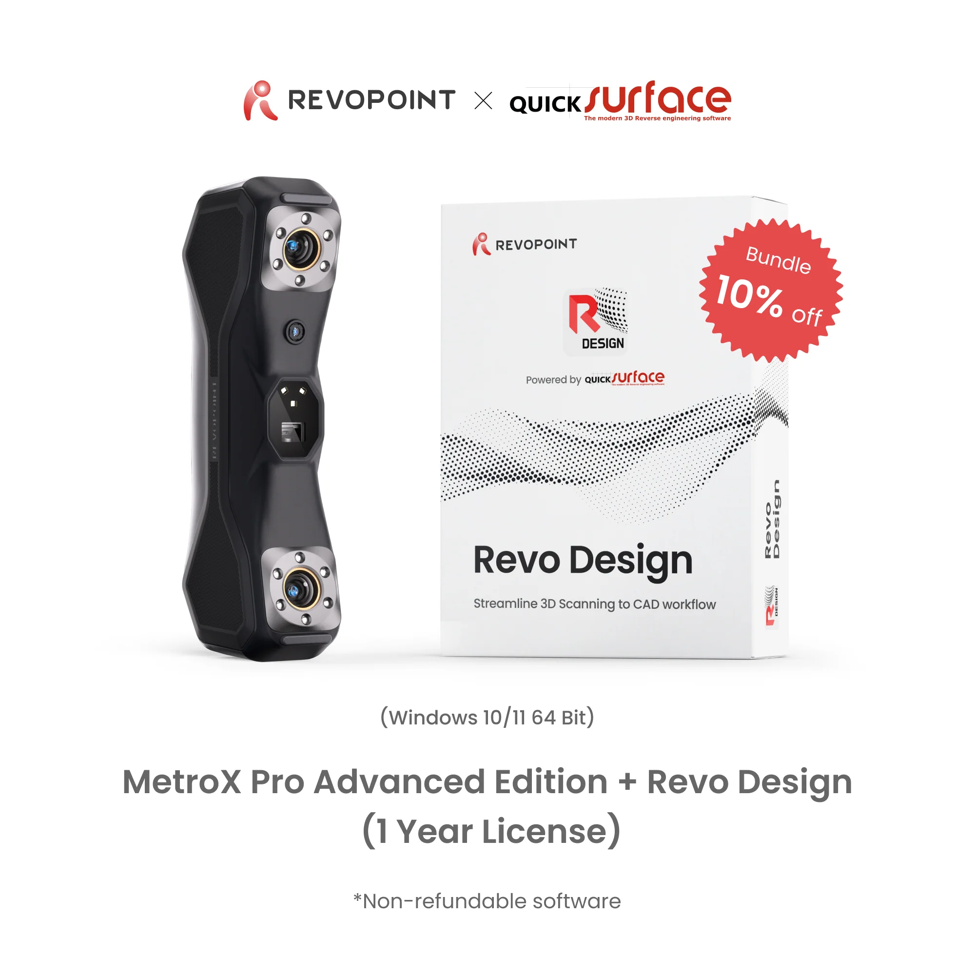 Revopoint MetroX & MetroX Pro: Blue Laser Line and Full-field Structured Light 3D Scanner - Image 9