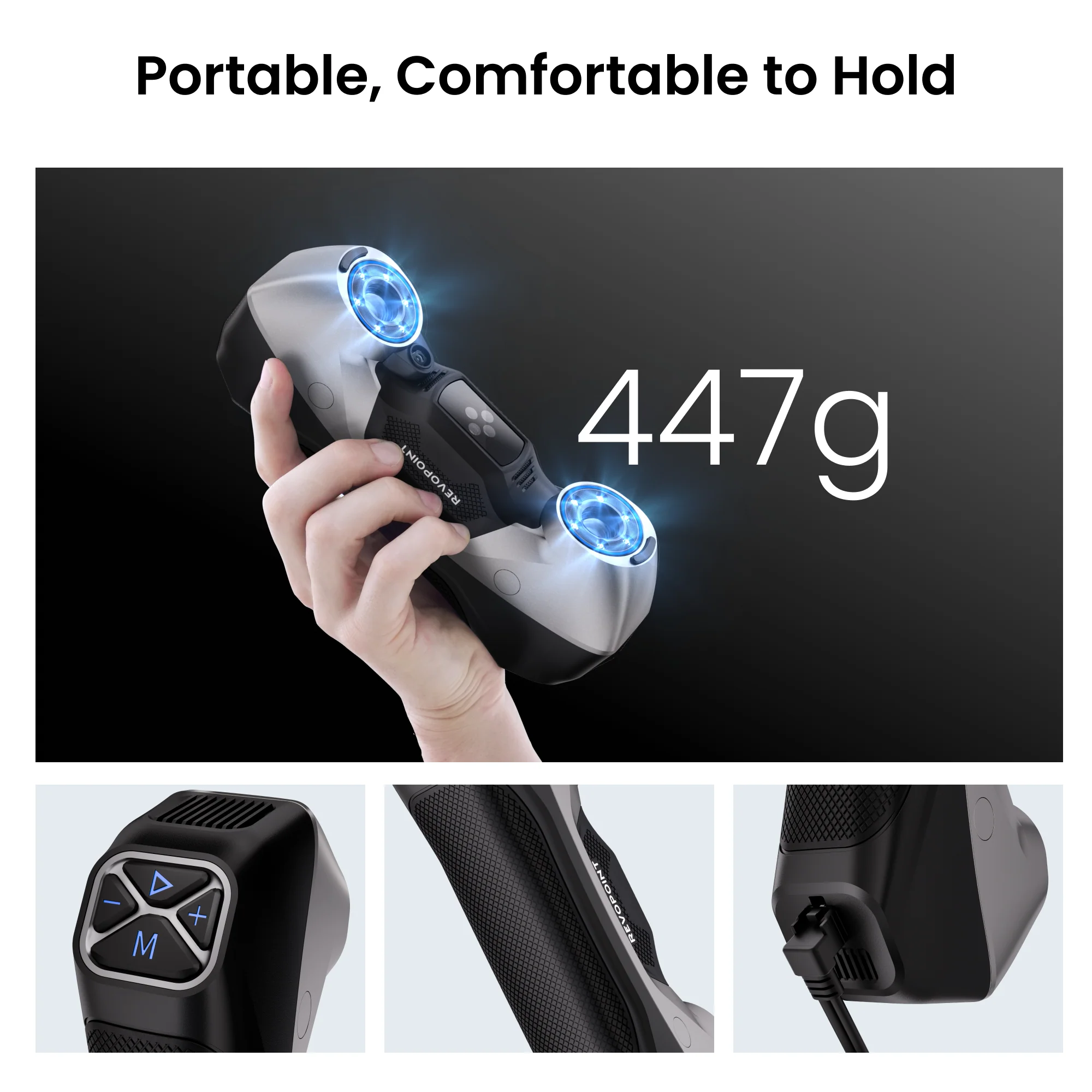 Revopoint MetroY & MetroY Pro: Wireless Blue Laser 3D Scanners for Small to Medium Workpieces - Image 11