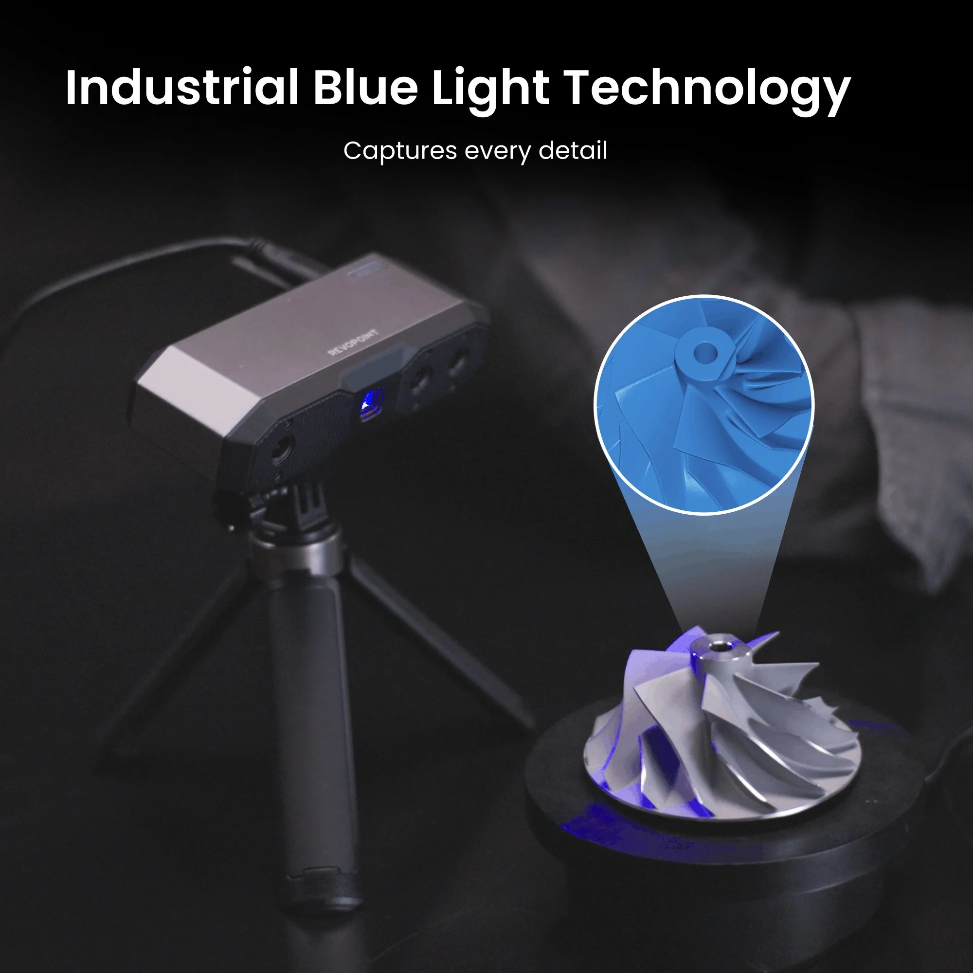MINI 2 3D Scanner: Blue Light丨Precision 0.02mm - Image 8