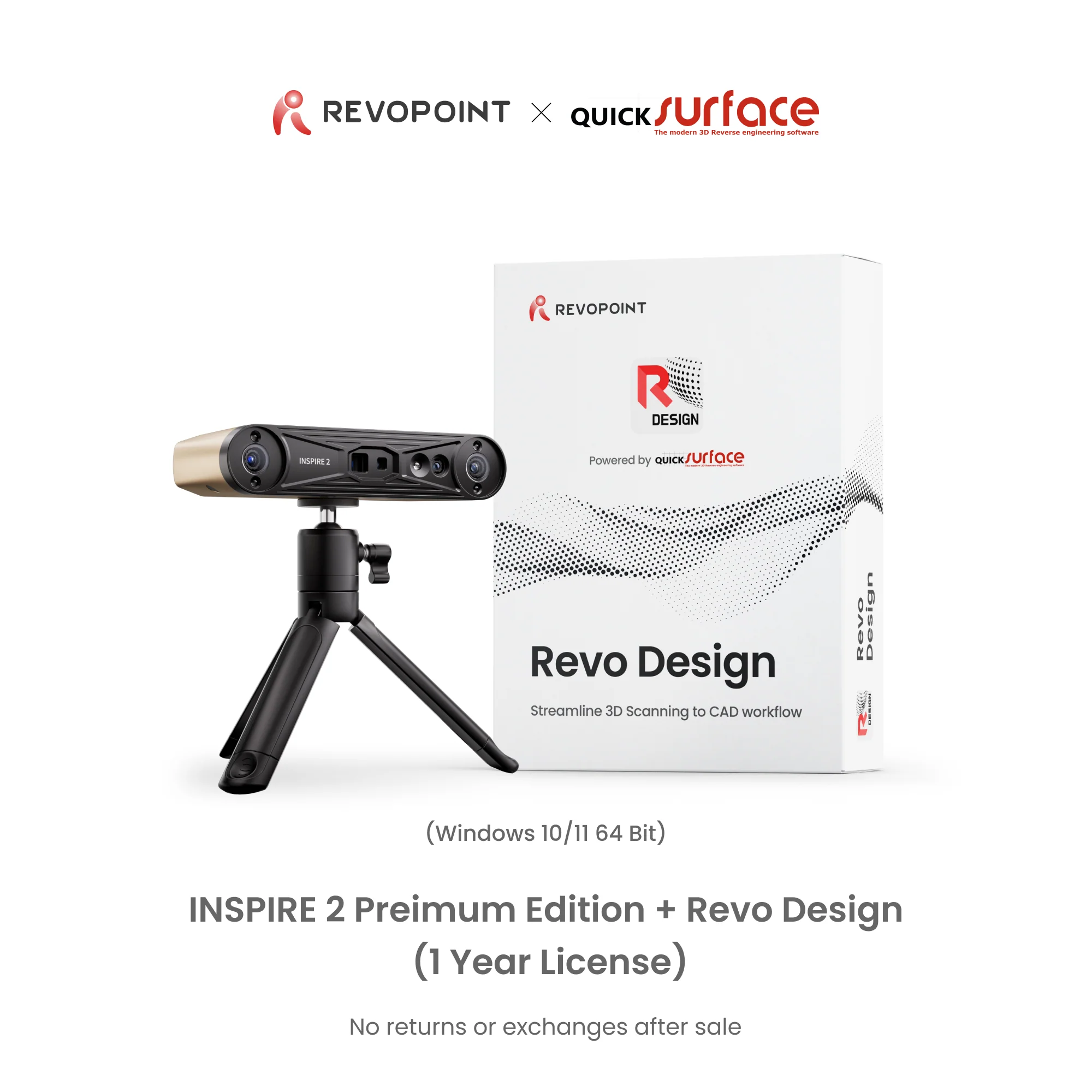 Revopoint INSPIRE 2: Wireless Infrared Laser and Structured Light 3D Scanner - Image 12