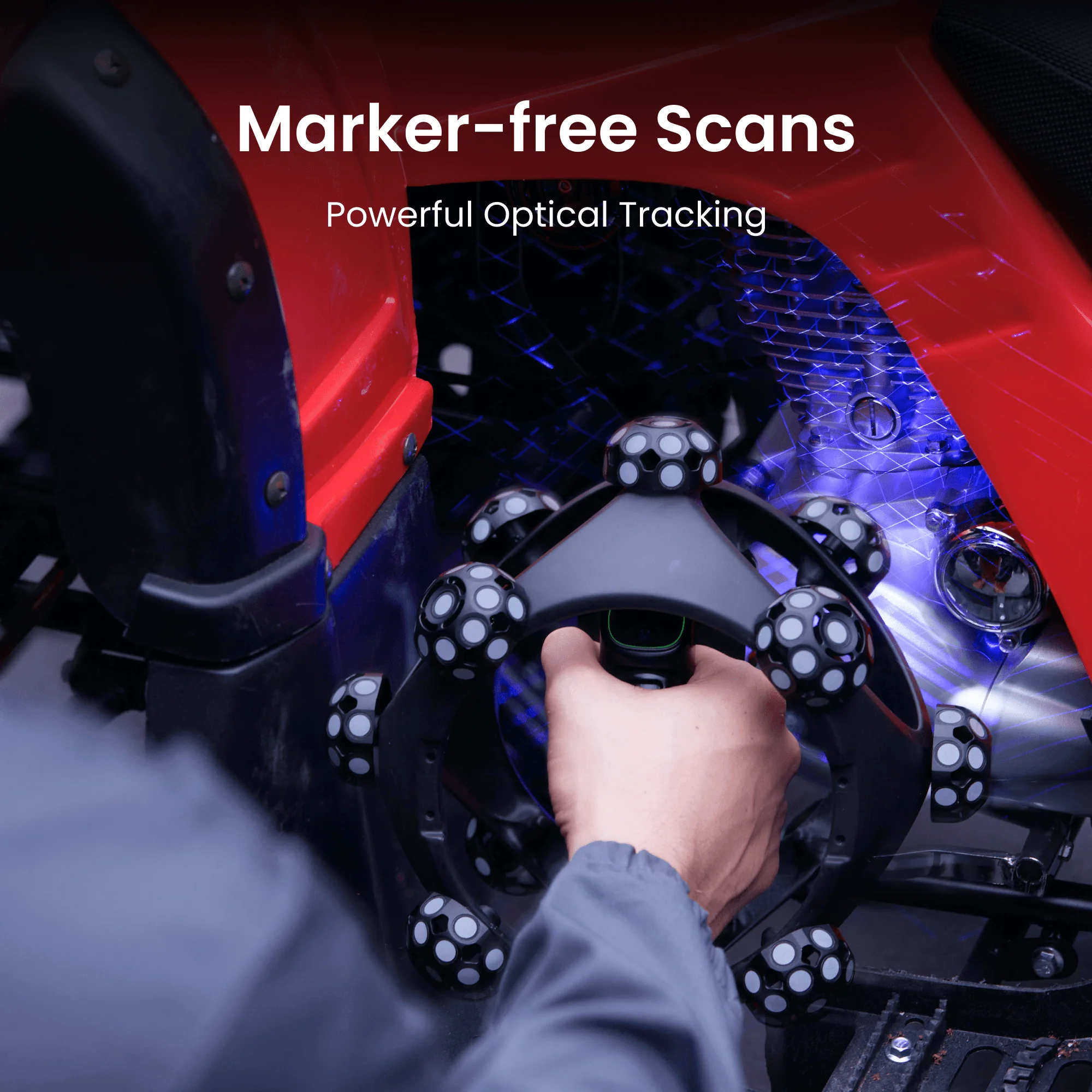 Revopoint Trackit SR: Wireless Optical Tracking 3D Scanner | Marker-free & Portable - Image 13