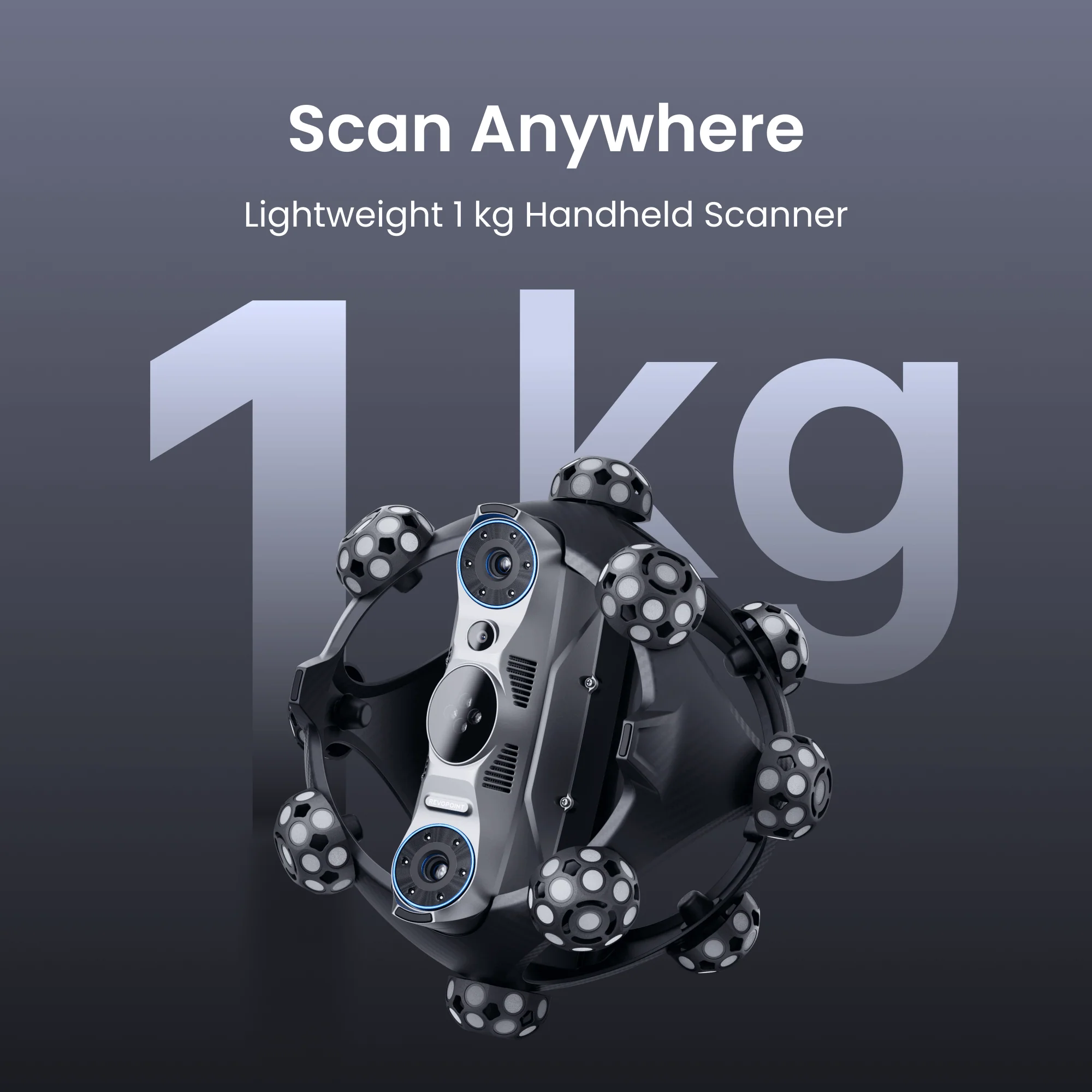Revopoint Trackit SR: Wireless Optical Tracking 3D Scanner | Marker-free & Portable - Image 15