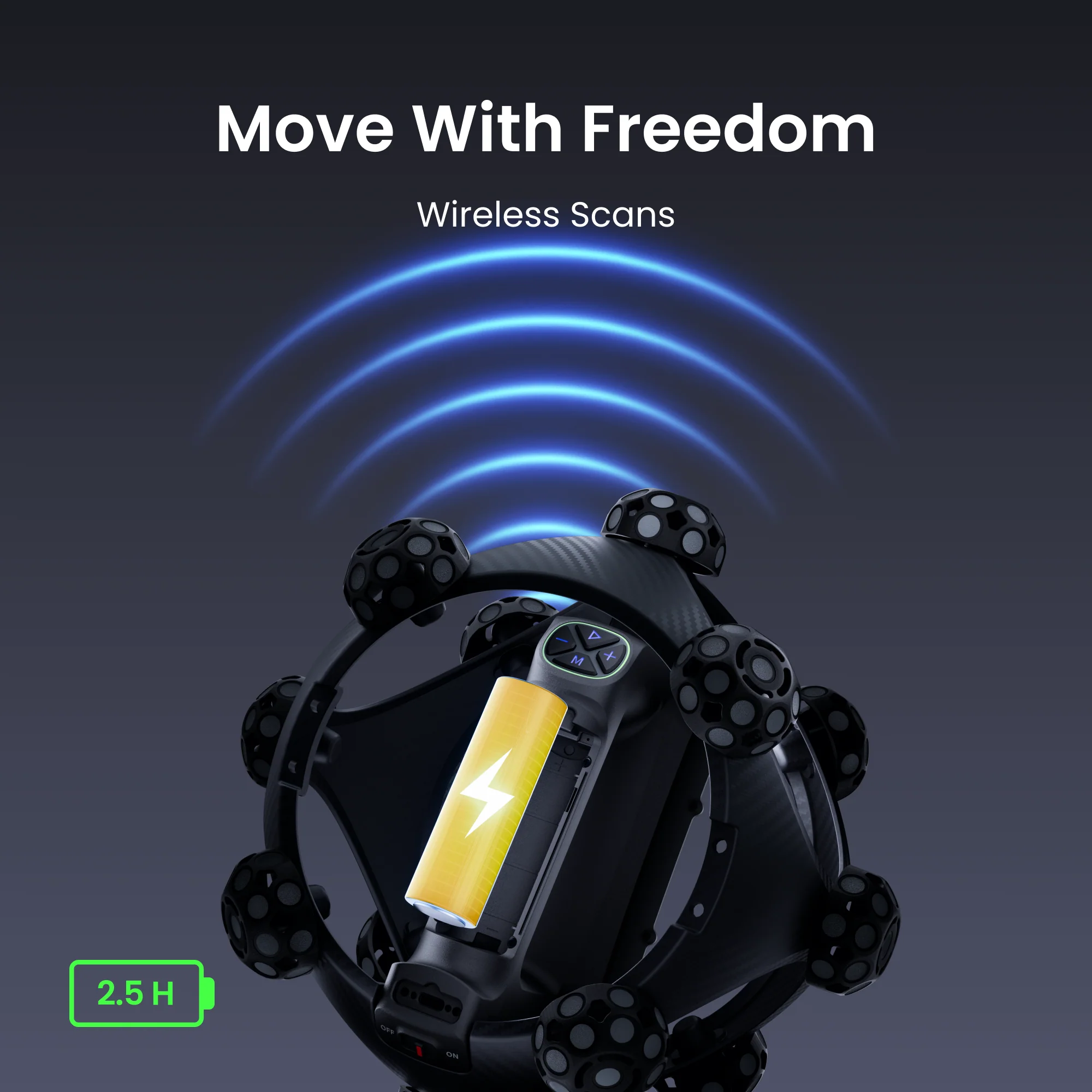 Revopoint Trackit SR: Wireless Optical Tracking 3D Scanner | Marker-free & Portable - Image 16
